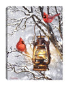 Cozy Cardinals - Lighted Tabletop Canvas